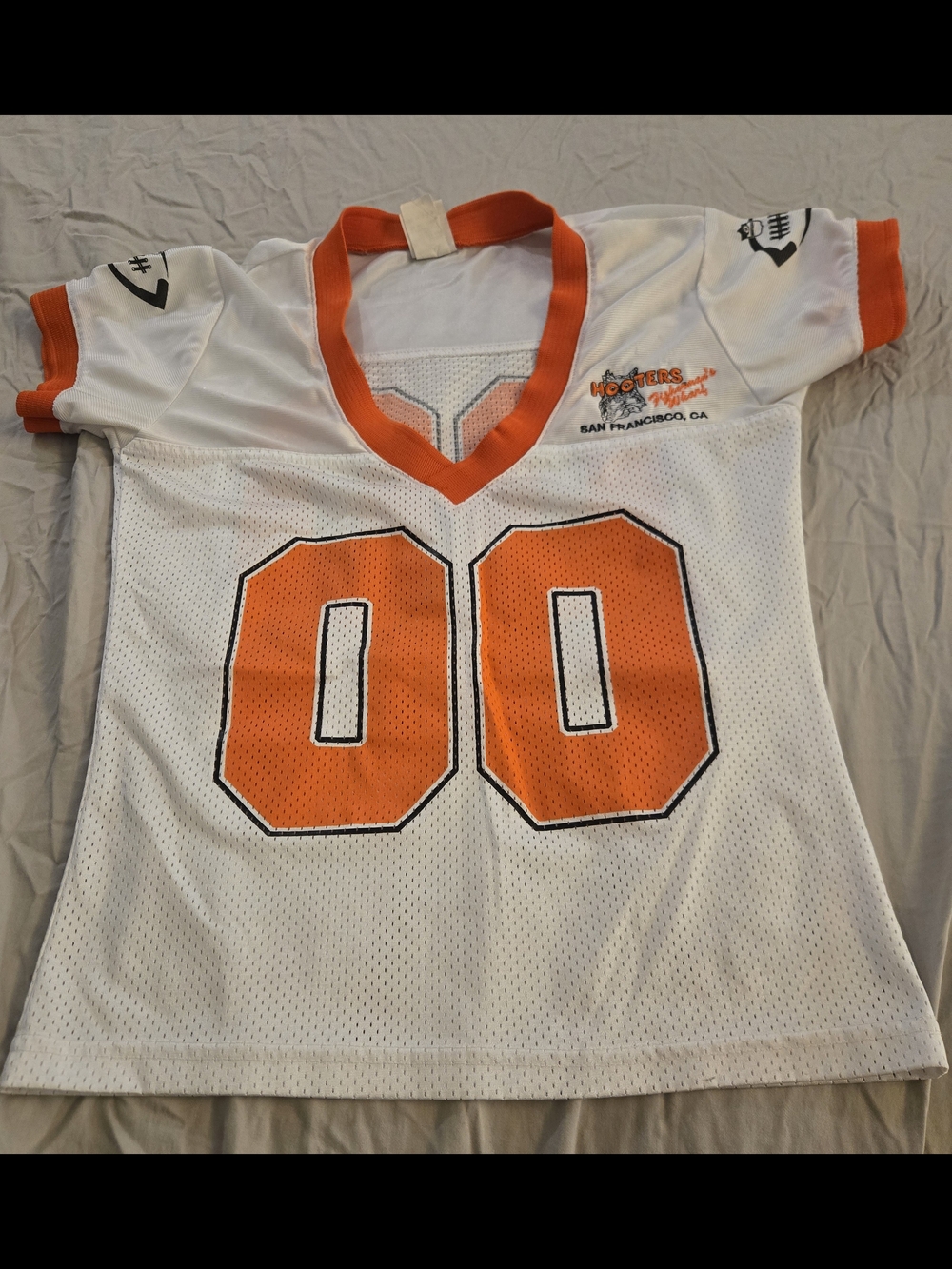 Vintage Women's Hooters Football Jersey - Large
